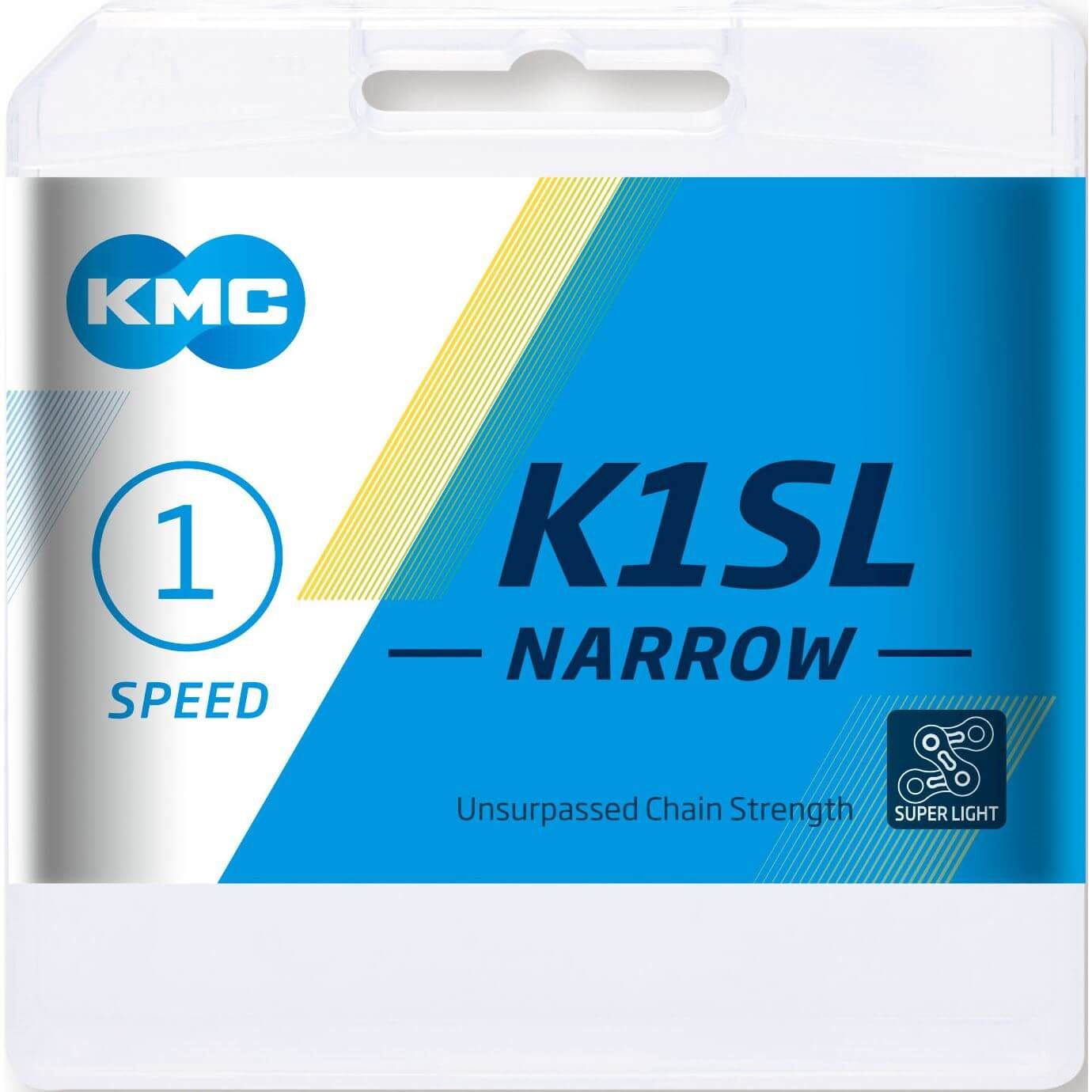 KMC K1SL 3/32 Narrow Silver Chain - 4715575891354