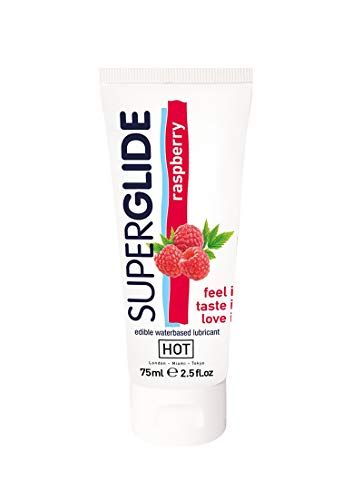 HOT Edible Superglide, framboos, 75 ml