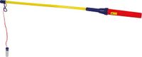 Eddy Toys Lampionstokje rood/blauw/geel - met lichtje - 50 cm - Sint Maarten lopen