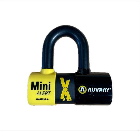 Auvray Disc Universal Xtrem Minni Sra Alarm Ankervergrendeling Geel