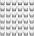 Onis Hampshire Tumblers 23,5 cl / 235 ml | Set van 12 Stuks | Verres à boire pour eau, jus et boissons gazeuses | Pour la maison et la restauration
