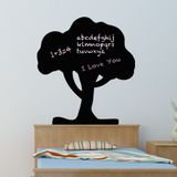 Ambiance Sticker Schoolbordsticker - uitwisbare zelfklevende muurstickers - GROTE BOOM - 100x90cm