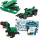 Clics Dino World 6-in-1 bouwblokken – DUURZAAM SPEELGOED gemaakt van GEREECYCLEERDE kunststof – bouwset 6 in 1 - speelgoed 4,5,6,7,8 jaar jongens en meisjes - educatief speelgoed - Montessori speelgoed - constructie speelgoed