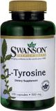 Swanson Health L-Tyrosine 500mg Capsules