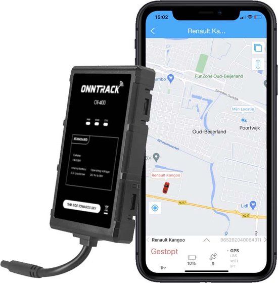 Onntrack 400 Inbouw GPS Tracker - Lifetime Gratis Tracking! - 5 Jaar Full Service Garantie - Gebruiksklaar - Super Gebruiksvriendelijk