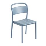 Muuto Linear Steel Side Chair Pale Blue