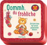 Oommh, du fröhliche: 24 Kärtchen für einen gelassenen Advent | Adventskalender-Dose mit 24 inspirierenden Zitaten und lustigen Illustrationen der Om-Katze