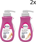 Veet Ontharingscrème - Gevoelige Huid - Silk & Fresh - 400ml x2 - Voordeelverpakking