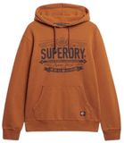 Superdry Heritage Brand Relaxed Hood M2014232a M6s Caramel Cafe Mannen Trui - L