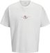 Jack & Jones T-shirt Jorsanremo Typo Tee Ss Crew Neck Ln 12296421 Bright White Mannen Maat - XXL