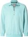Jan Vanderstorm heren Sweatshirt - 64/66 - turquoise - Plus Size