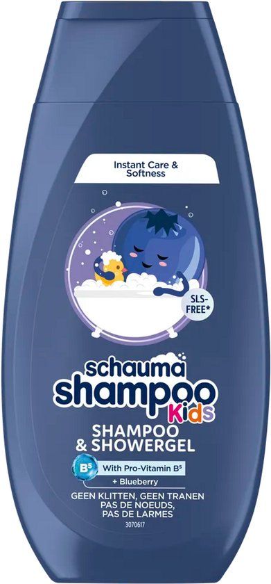 Schauma Shampoo & Douche Kids Blueberry 250ML