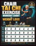 Chair Tai Chi Exercise Workout Chart for Weight Loss