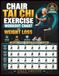 Chair Tai Chi Exercise Workout Chart for Weight Loss