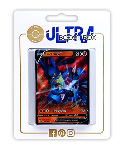 my-booster Lucario V (Lucario V) 146/264 - Myboost X Epée et Bouclier 8 - Poing de Fusion - Doos met 10 Franse Pokemon kaarten