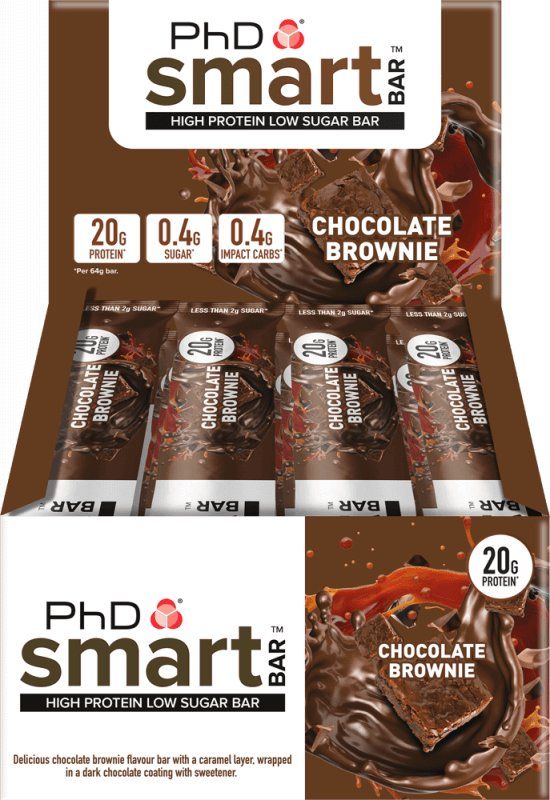 PhD Smart Bar - Chocolate Brownie - 12 Bars