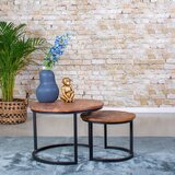 Gister&Vandaag Salontafel Leonardo | set van twee salontafels