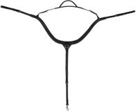 QHP Borsttuig QHP Met Handvat Zwart Pony Leer