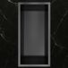 Hotbath &More Inbouwnis - 30 x 15 x 10 cm - Geborsteld Zwart PVD