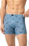 Mey Long Shorty Serie mey x LORIOT Heren Trunk Katoen/Elastaan Blauw/Gemengde Kleuren Maat XL
