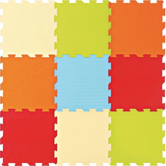 Ludi - Tegels Effen - 90x90x1,3cm - Educatief Spel - Universeel - 10+ Maanden