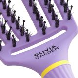 Olivia Garden - FingerBrush Boar&Nylon - Snuggle Purple