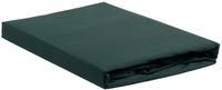 Ambiante Katoen Splittopper Hoeslaken Donker Groen 200x200/210