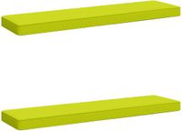 vidaXL - 2-delige - Coussin de banquette - VUGHT - 2 pièces - 100% Polyester - Vert vif