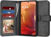 Techsuit Diary Book Wallet Case Zwart voor Motorola Moto G15/G15 Power