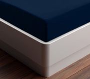 Utopia Bedding Hoeslaken Marineblauw 180 x 200 cm