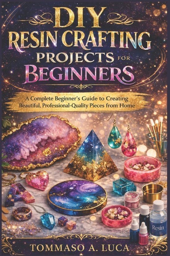 DIY Independently Published DIY Resin Crafting Projects for Beginners