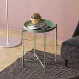 Merkloos Asir - Salontafel - Groen - 46 x 46 x 56 cm