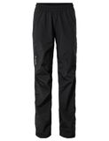 VAUDE Women's Yaras Rain Zip Pants IV Black