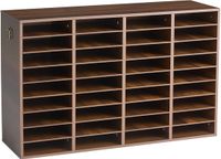 VEVOR Organisateur de bureau en bois avec 36 compartiments, marron