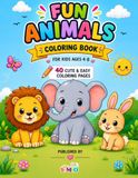 Fun Animals Coloring Book