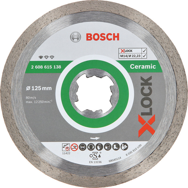 Bosch Standard for Ceramic diamantschijf tegels 115x22,2x1,6mm X-Lock