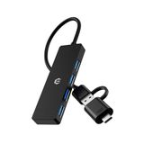 USB-hub, 4-poorts USB 3.0 hub voor MacBook Pro/Air, ultradunne 5 Gbps USB multiport adapter, USB A naar C hub, voor iMac Pro, Xbox, PS4, Dell, HP, Surface, laptop, Tesla Model 3, HDD