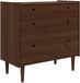 vidaXL Commode BILBAO Donkerkaramel 90 x 45 x 89 cm