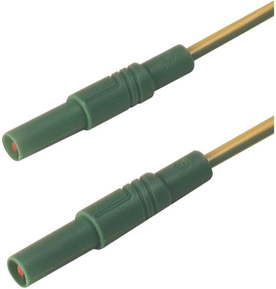 SKS Hirschmann MLS GG 100/2,5 ge/gn Veiligheidsmeetsnoer