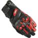 XRC Run 1/2 leren motorhandschoenen voor heren, zwart/rood, M