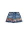 Desigual Rok blauw denim / lichtblauw / rood / zwart