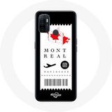 Maniacase Hoesje voor Oppo A53 Air ticket Montreal