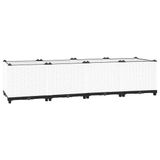 vidaXL Verhoogde Plantenbak 160x40x38 cm Polypropeen Wit