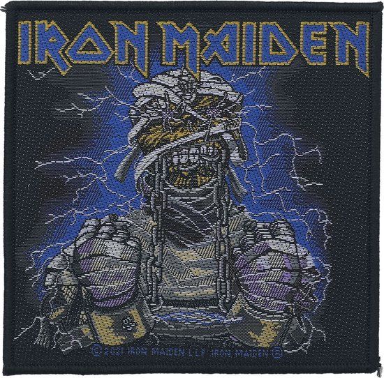 Rock Off Iron Maiden Powerslave Eddie Unisex Patch - meerkleurig