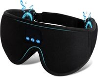 Merkloos / Sans marque Merkloos Bluetooth-slaapmasker met 3D-geheugenschuim en hifi-stereo
