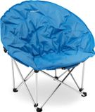 Navaris Moon Chair vouwstoel rond - Lichtblauw
