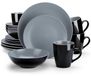 Vintage Serviesset - 16-delig - Keramiek - Rond - Effen kleur - Pour 4 personnes