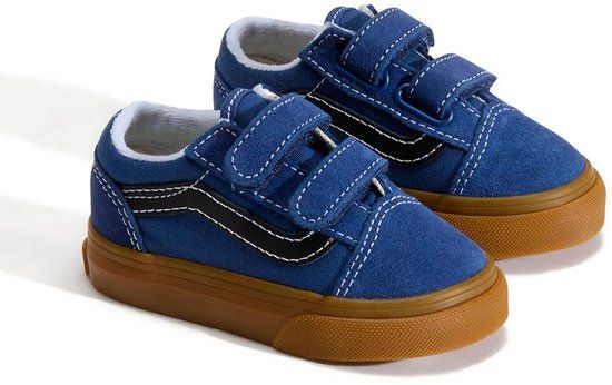 Vans Old Skool V Schoenen Blauw EU 23 1/2 Kinderen