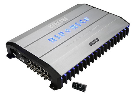 Hifonics TRX-4004DSP 4-kanaals versterker met 8-kanaals processor