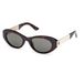 Guess GU00261-H Zonnebril Dames Zwart Groen Kunststof/Synthetisch rubber